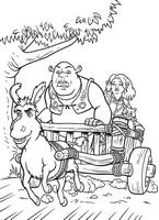 kolorowanki Shrek do wydruku malowanki do pokolorowania kredkami nr 32